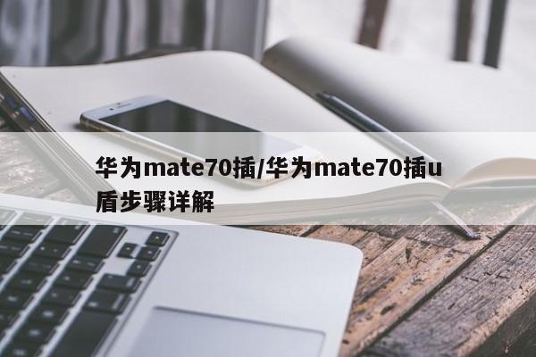 华为mate70插/华为mate70插u盾步骤详解